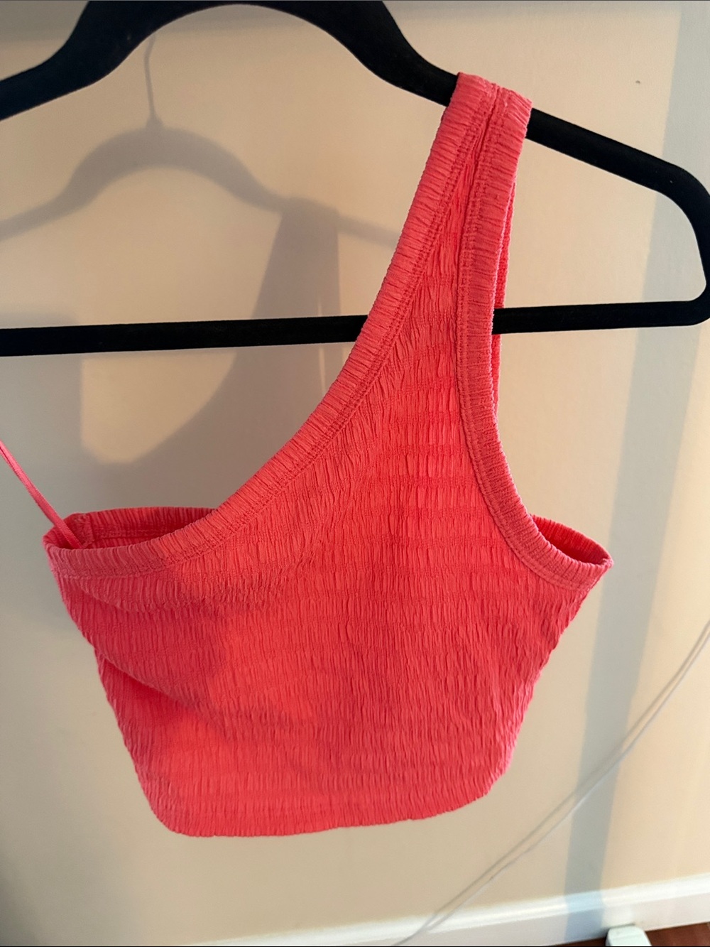 American eagle womens pink crop top